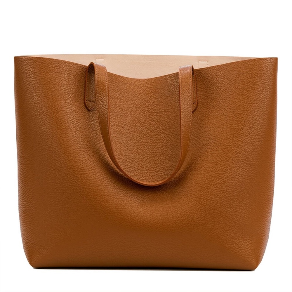 Cuyana Classic Structured Tote - Caramel